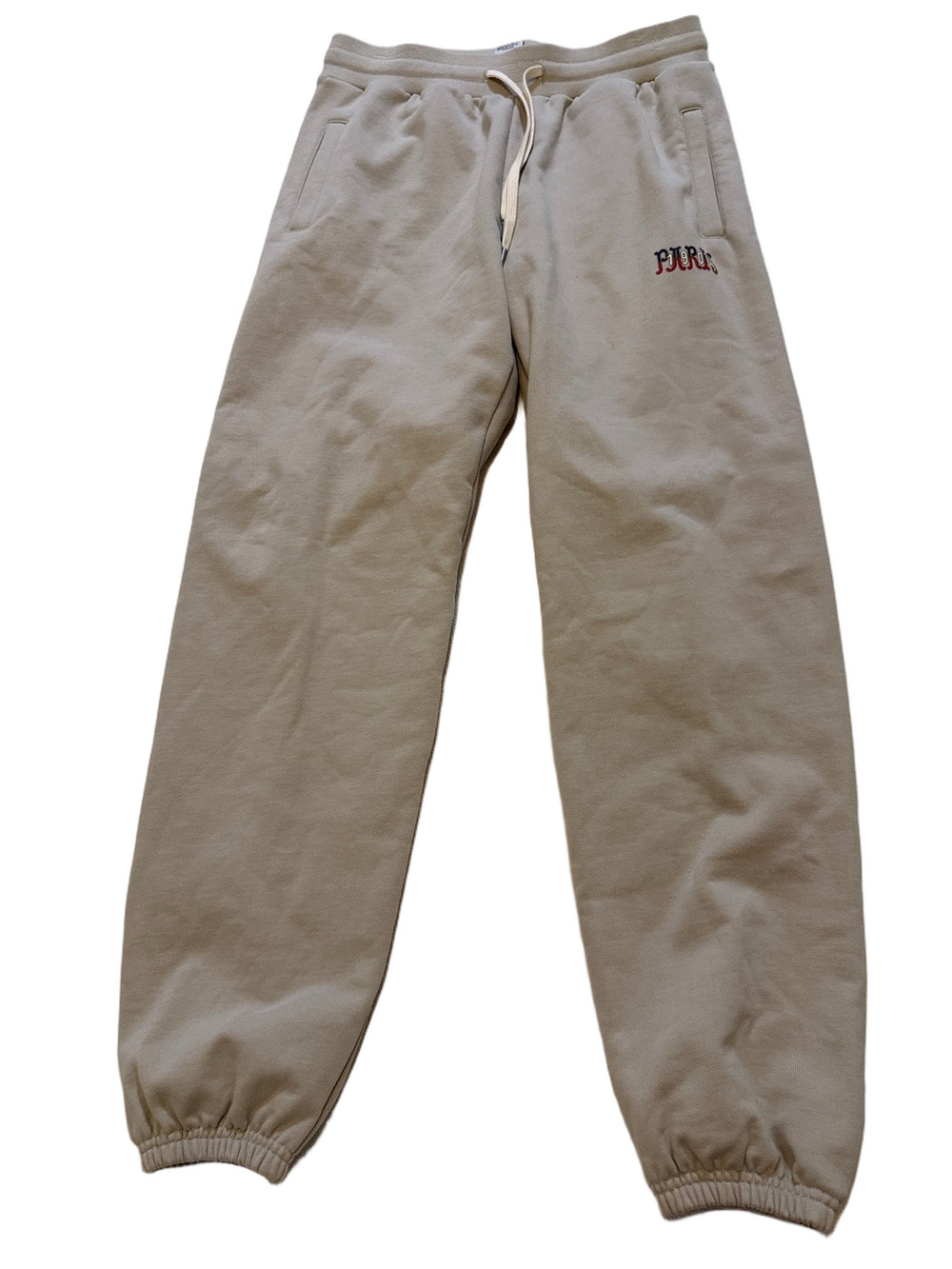 John Elliott Sandstone beige Drawstring Joggers